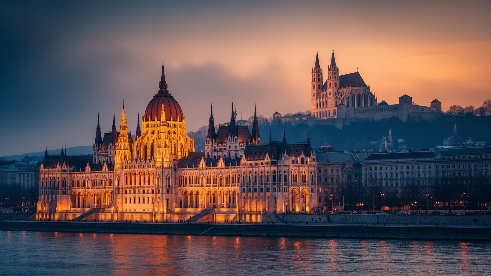 Historical Budapest — Fisherman's Bastion and Matthias Church